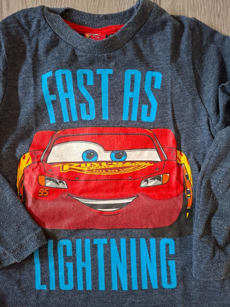 Modro-šedé tričko cars, 98
