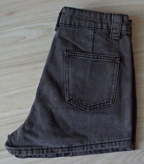 Tmavošedé rifľové kraťasy, xs/s/m, 36 - xs