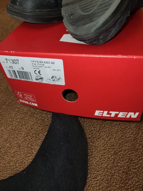 Pracovná obuv kožená, 43