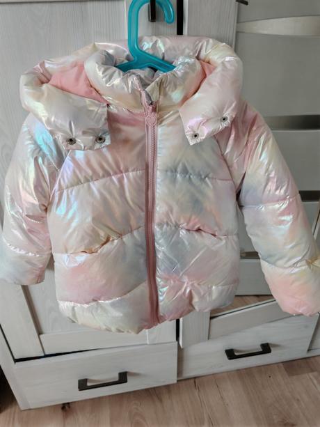 Úžasná biela menivá bundička 116, neolutujete, primark,116