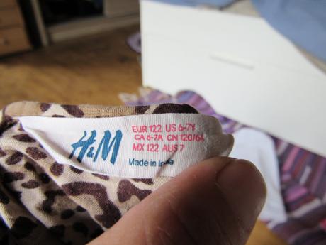 Leopardie šatičky s vreckami, h&m,122