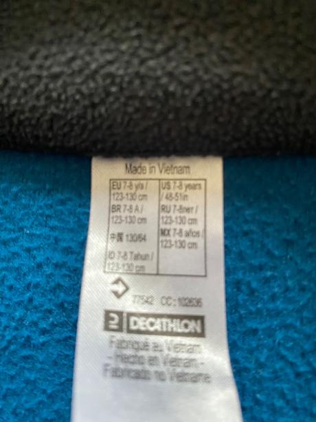 Chlapčenská mikina, decathlon,122