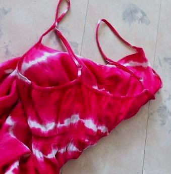 Batikované maxi šaty m/l, l