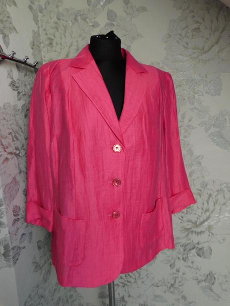 Luxusny lanovy blejzer, 42