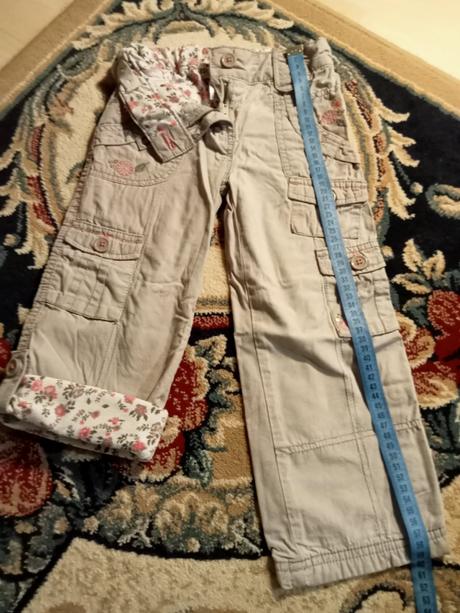 Krásne nohavice podšité úpletom, cherokee,110