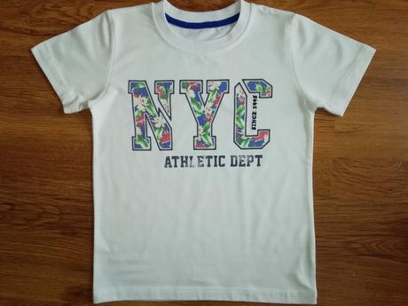 Tričko s nápisom n y c, veľkosť 116 cm, 116