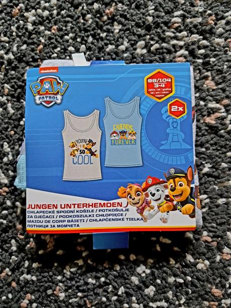 Tielka/letne tričká labkova patrola/ paw patrol, 