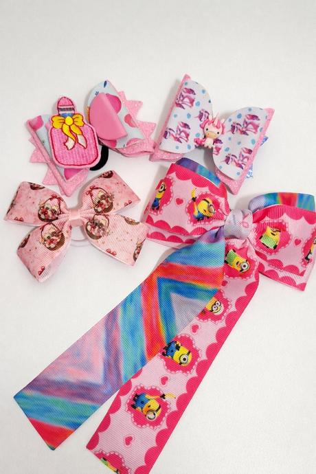 Balíčky mašiel na gumičke/štipce, 