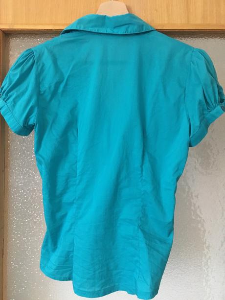 Tyrkysová blúzka, s