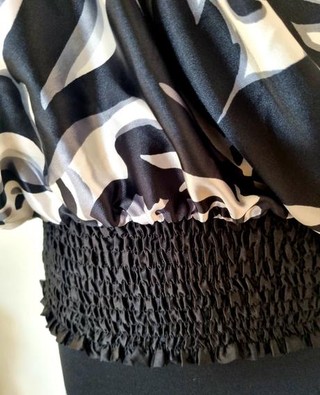 Saténová elegantná tunika l/xl, l