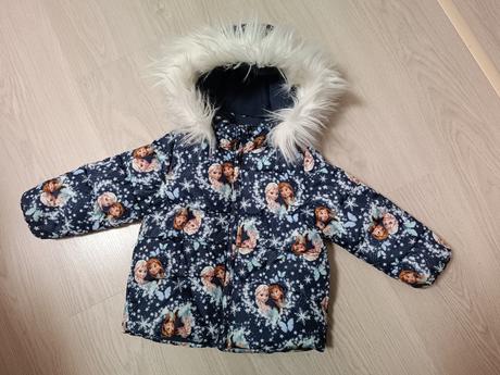 Zimná bunda s elzou, h&m,98