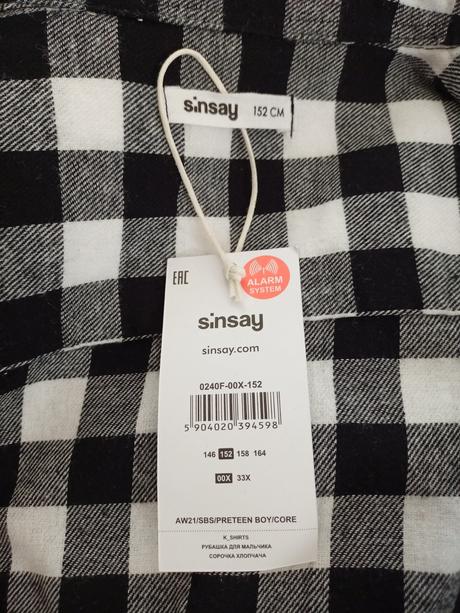 Košeľa, sinsay,152