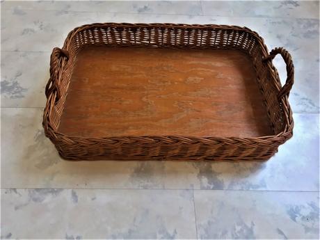 Veľký piknikový ratanový podnos, 