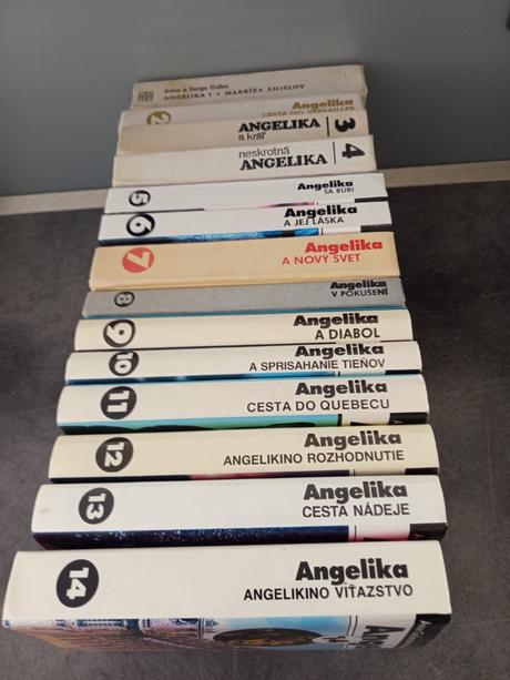 Knihy angelika, komplet zbierka,