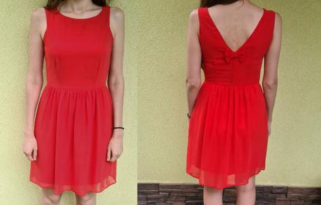 Cervene saty, camaieu,m