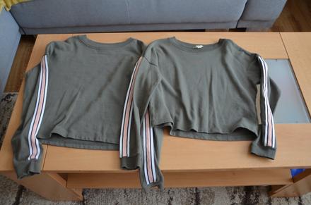 Mikiny zelené - h&m - v.146/152 a 158/164, 152