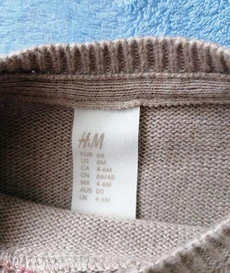Jemné svetríky, h&m,68