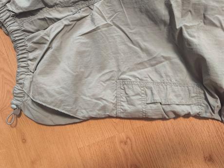 Šušťákové tenké kapsáčové nohavice, h&m,152