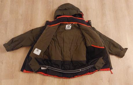 Zimna / lyziarska bunda zn. salomon c. 128-134, salomon,134