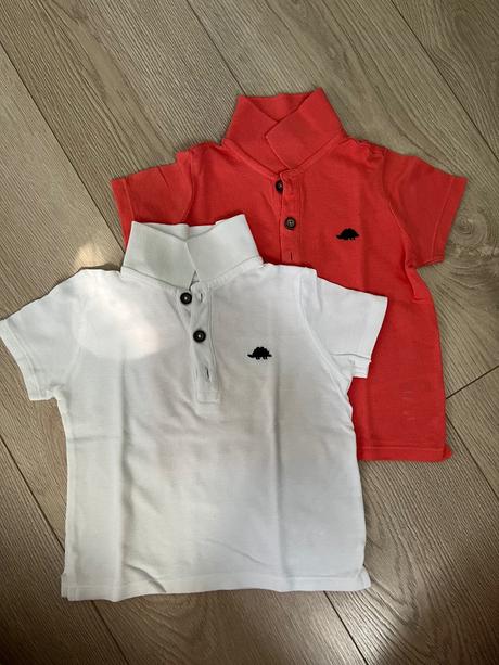 Trička 9-12mesiacov, tesco,80