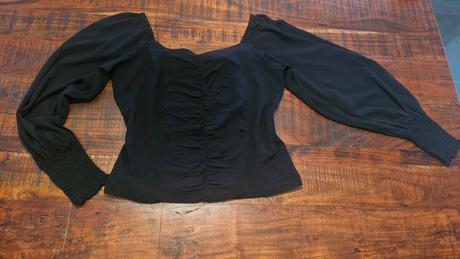 Blúzka so širokými rukávmi ala divoký západ, m