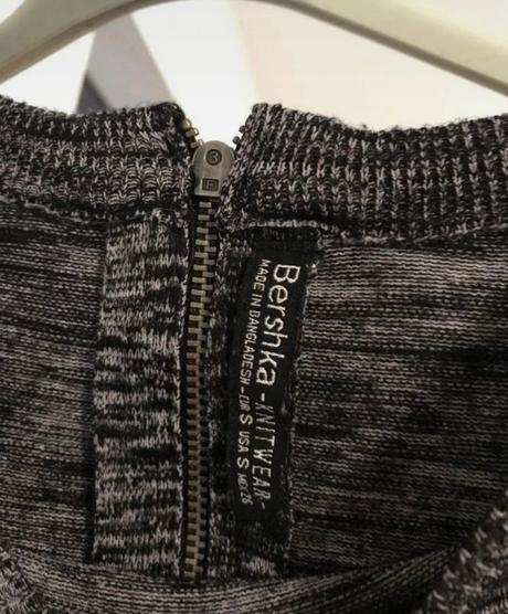 Svetríkové šaty bershka, bershka,s