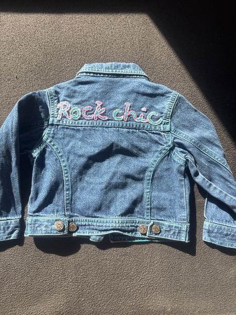 Riflova bunda dievcenska, denim co,98