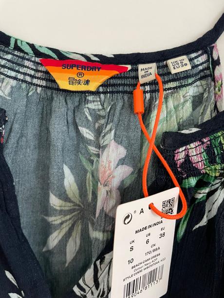 Superdry tenké letné šaty, superdry,38 / 40 / l / m