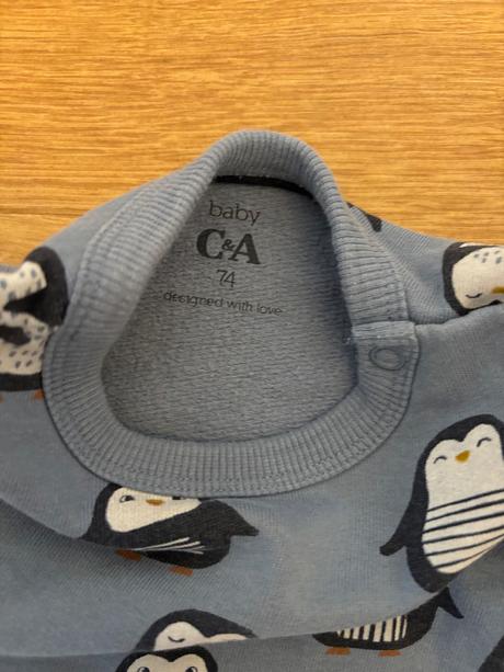 Pohodlná teplakova tucniakovska suprava, c&a,74