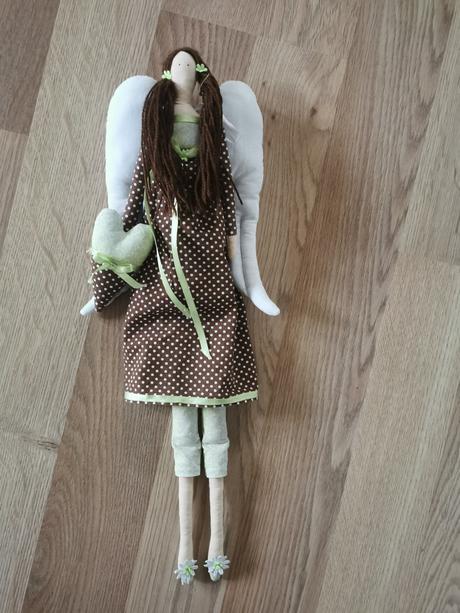 Látková bábika-anjel, 