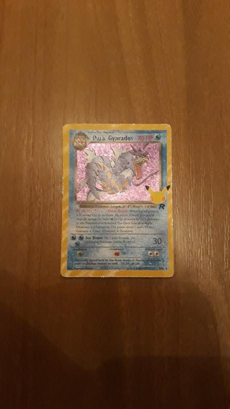 Pokemon karta dark gyarados,