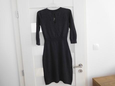 Šaty dámske zero 34, upletové pružné. 3/4 rukáv,, 34