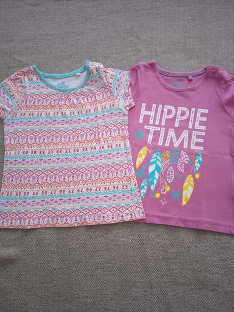 Tričká krátky rukáv v. 86/92 ( 2 kusy), lupilu,86