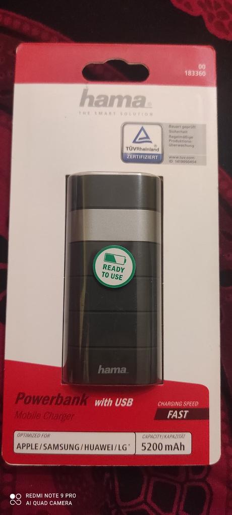 Powerbanka, hama