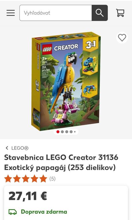 Nové lego a kocky, 