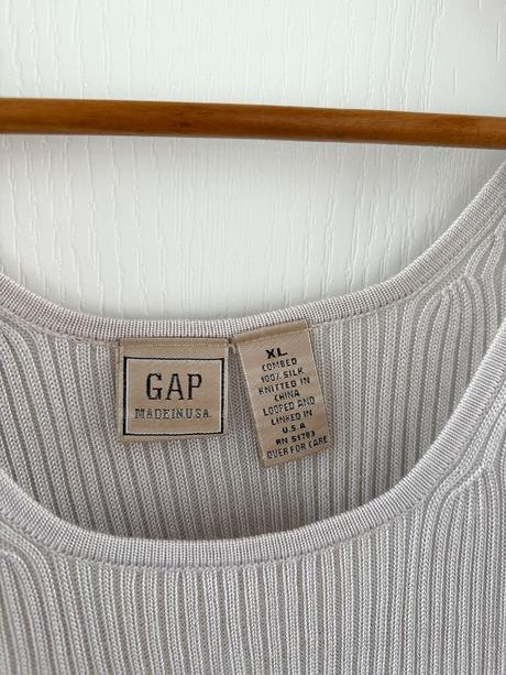 Luxusný top gap hodváb, gap,m