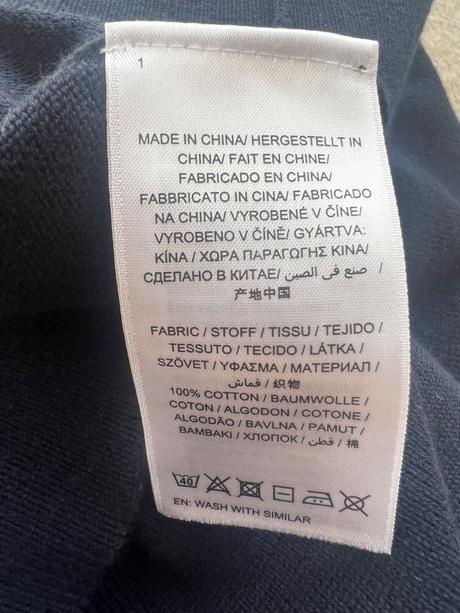 Chlapčenský pulover gant na vrchný zips, gant,146