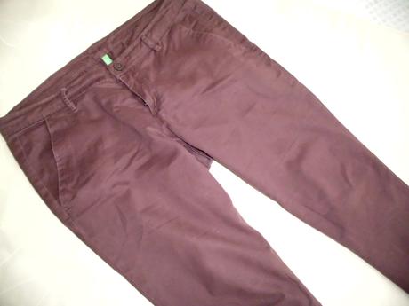 Chino s elastanom, benetton,l