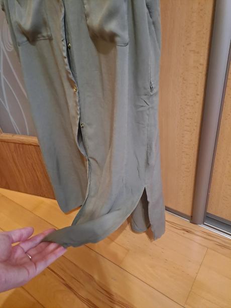 Khaki košelova vesta h&m, h&m,s