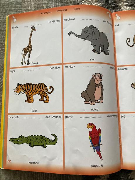 Školský anglicko-nemecko-slovenský obrázkový slov.,