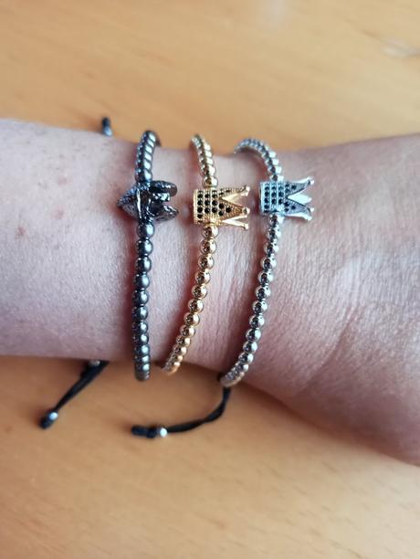 Náramok + anjelik na kľúčenku alebo symple náramok,