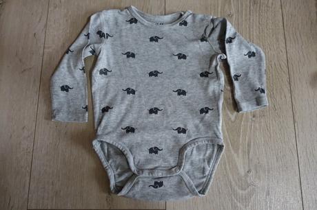 Body so sloníkmi, h&m,80
