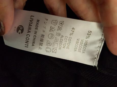 Čierny ľahký italy pulovrík vel.xl, xl