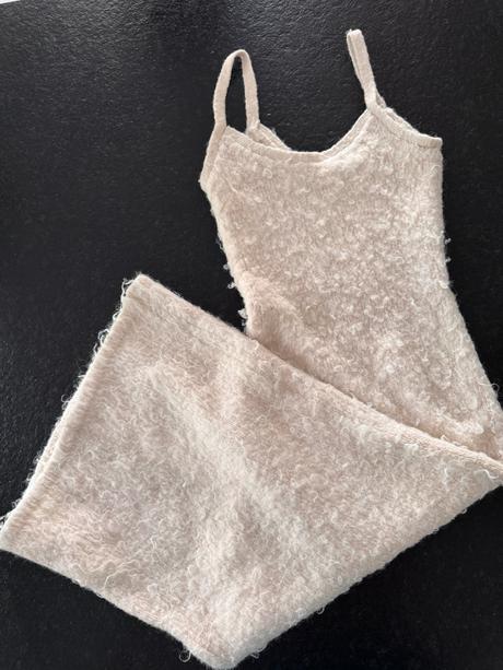 Zara - teplučké smotanové šaty, zara,s