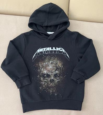 Mikyna pre malého metalistu, h&m,110