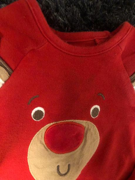 Vianočný overal/ dupačky, f&f,74