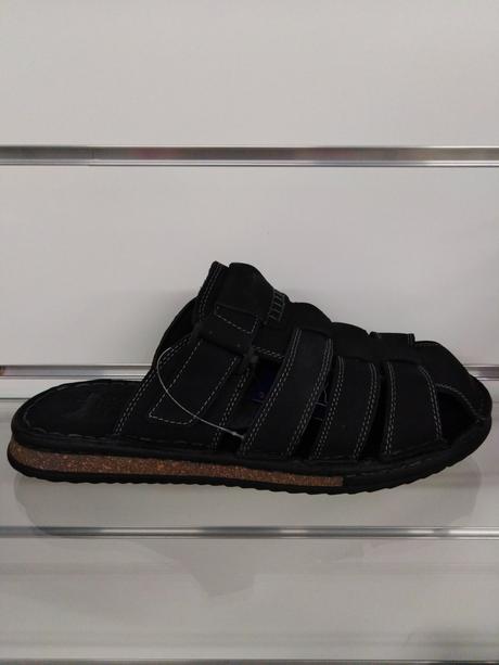 Pánske kožené šľapky 19 90034 b, 41 / 42 / 43 / 44 / 45