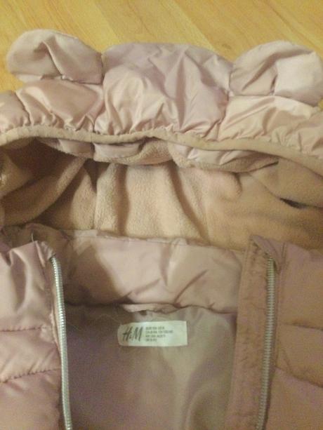 Pekná bunda h&m s uškami, h&m,134