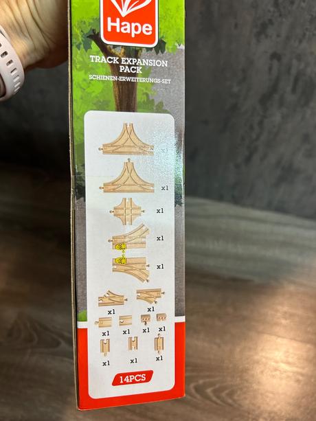 Hape set dielov k vlacikovej drahe,