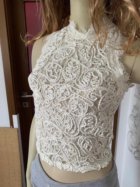 Cipkovany top zara, zara,s
